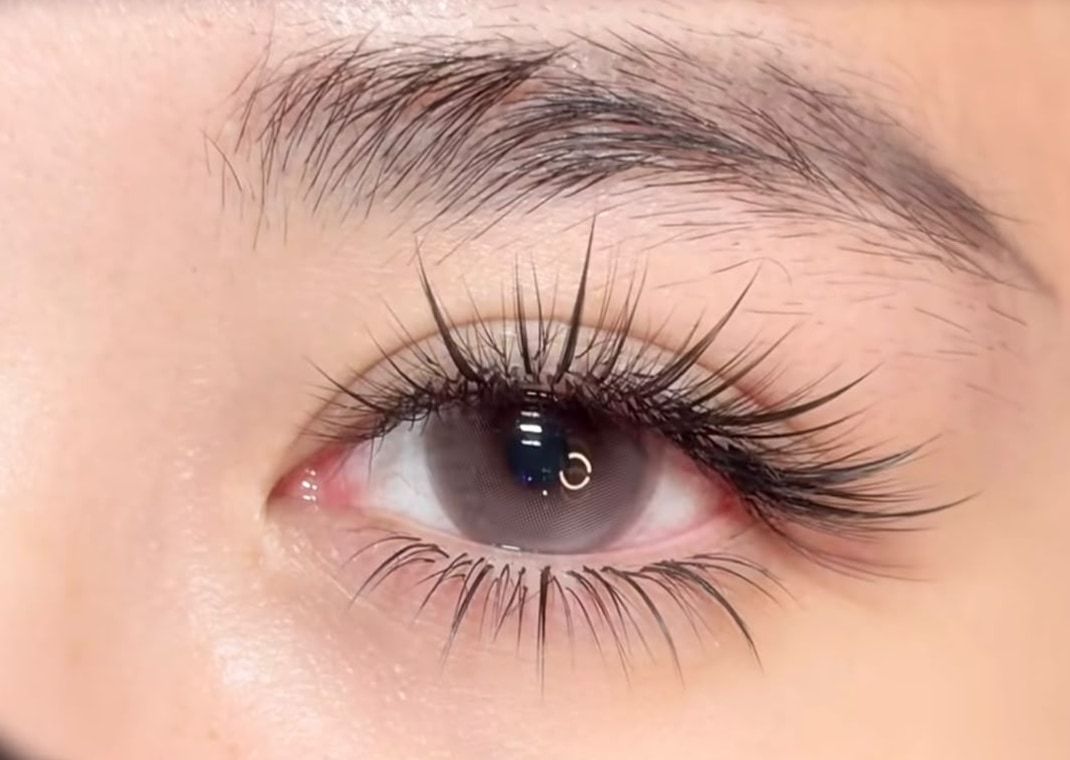 美睫与野生眉眼部特写 – Noveau Beauty
